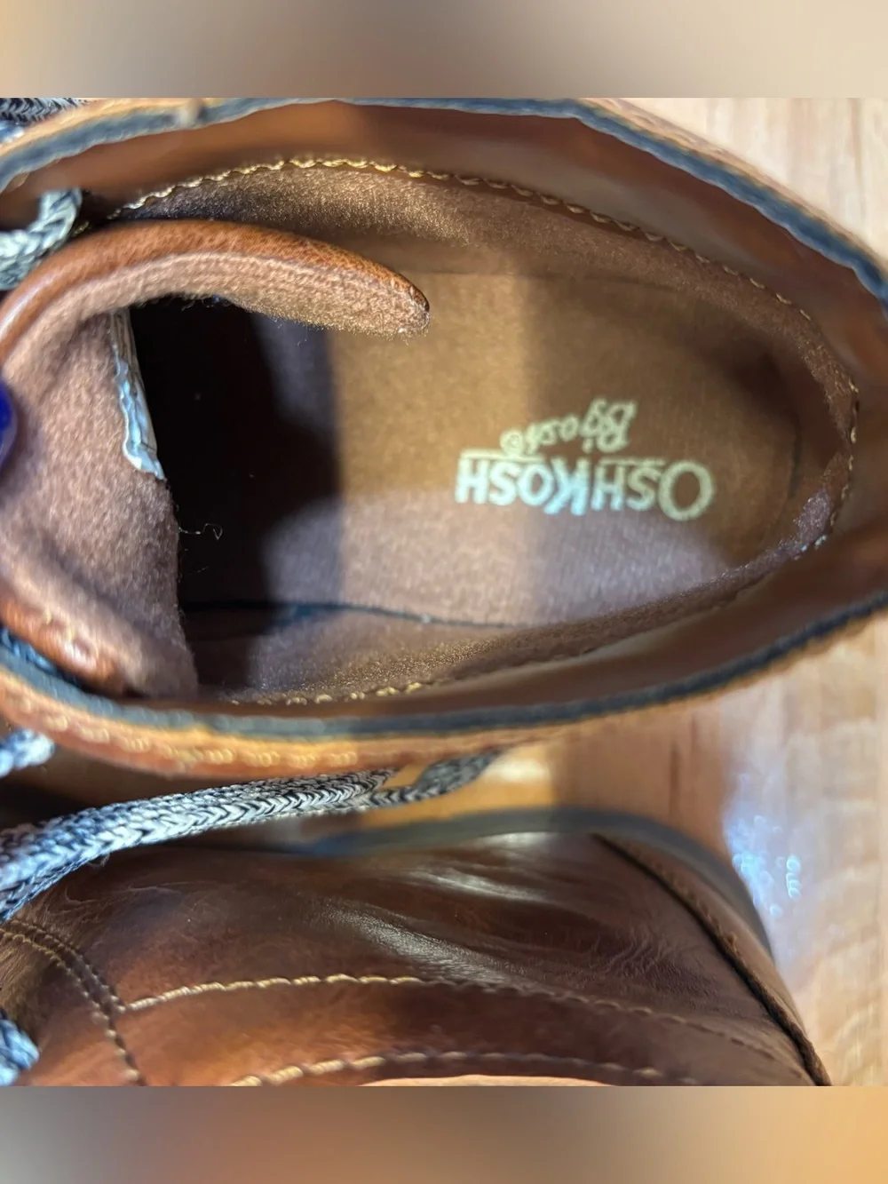 OshKosh B'gosh Brown Lace-Up Kids Boots